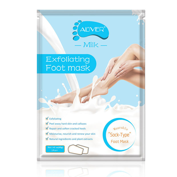 Exfoliating Foot Mask Milk Coconut Ginseng