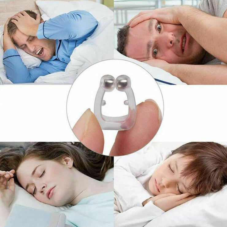 Mini Magnetic Anti-snoring Silicone Nose Clip